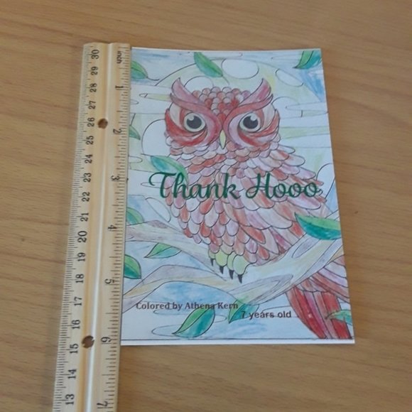 Unique Custom Printed Thank You Cards | Owl - Picture 5 of 8